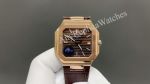 PP Factory Patek Philippe Cubitus 5821 Watches Brown Face 9015 Movement 45mm